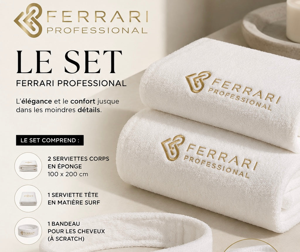 SET DE SERVIETTES — FERRARI PROFESSIONAL